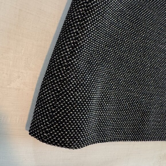 RARE Vintage 1960s ALEX COLEMAN California Maxi Skirt Size Small Glitter Black - Picture 2 of 12